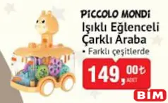 PİCCOLO MONDİ IŞIKLI EĞLENCELİ ÇARKLI ARABA